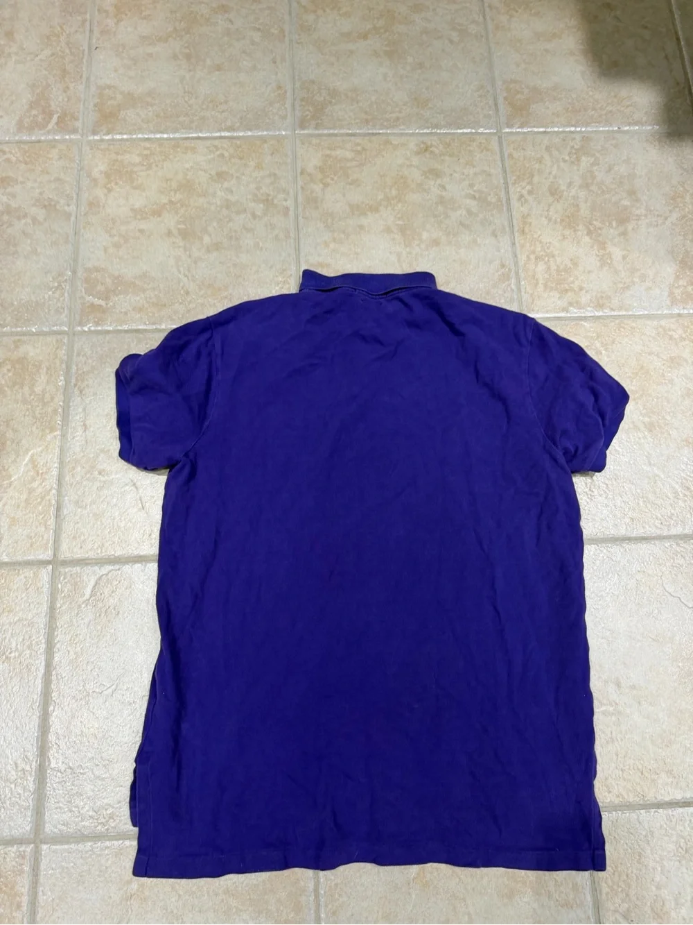 Polo Ralph Lauren Polo Shirt Mens L Purple Classic Fit Short Sleeve Pima Cotton